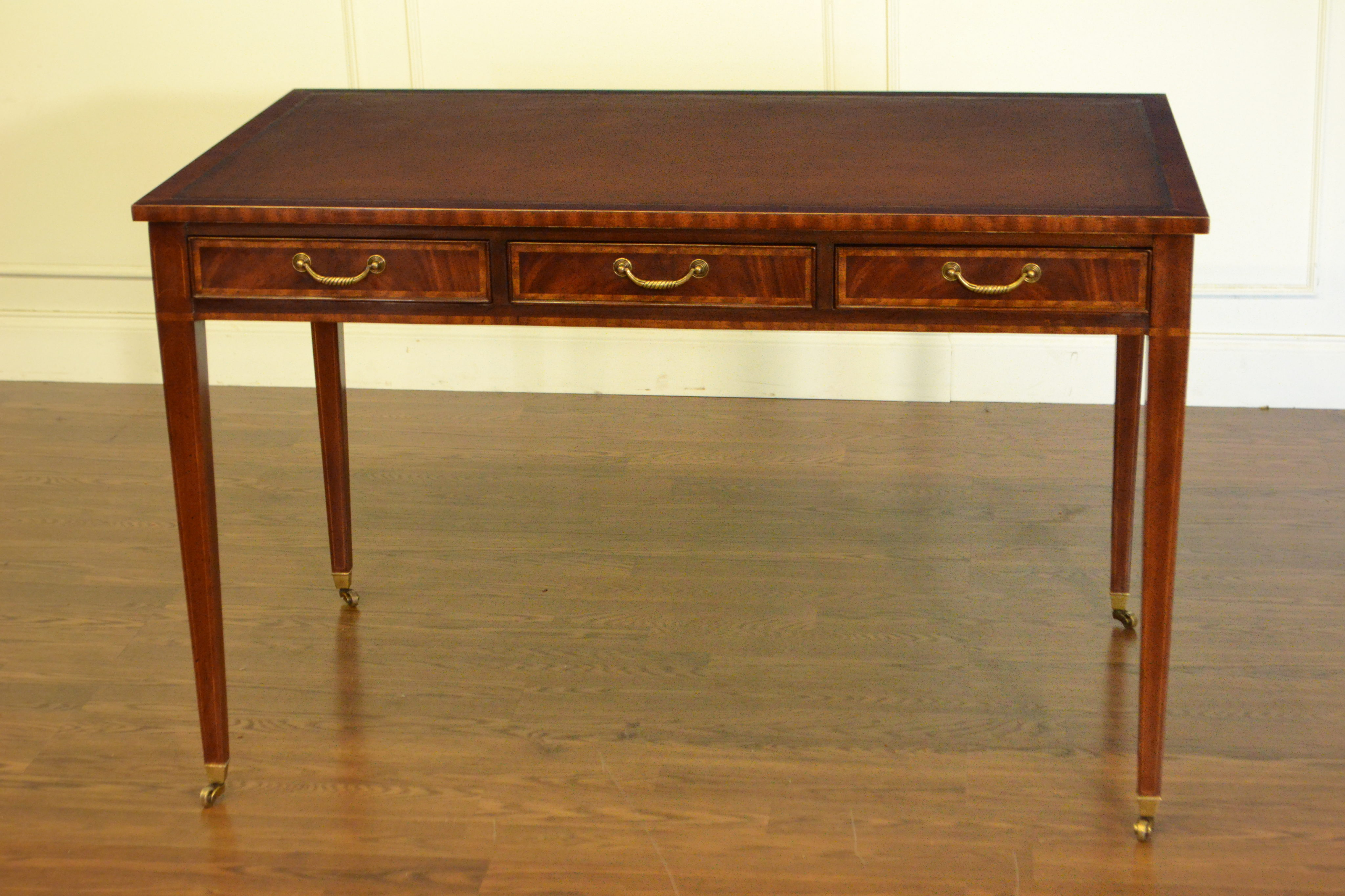 LH3050 (Hepplewhite Writing Desk) Leighton Hall Furniture